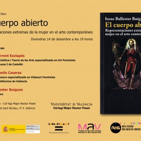 Presentación del libro de Irene Ballester Buigues «El cuerpo abierto. Representaciones extremas de la mujer en el arte contemporáneo»